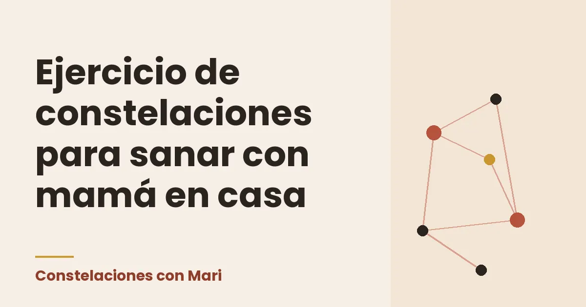 Dos hojas de papel en el piso de madera, una con la palabra mamá y otra con la palabra yo, separadas por un paso