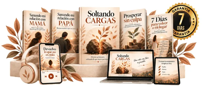 Workbook Soltando Cargas, plan de 7 días y regalos